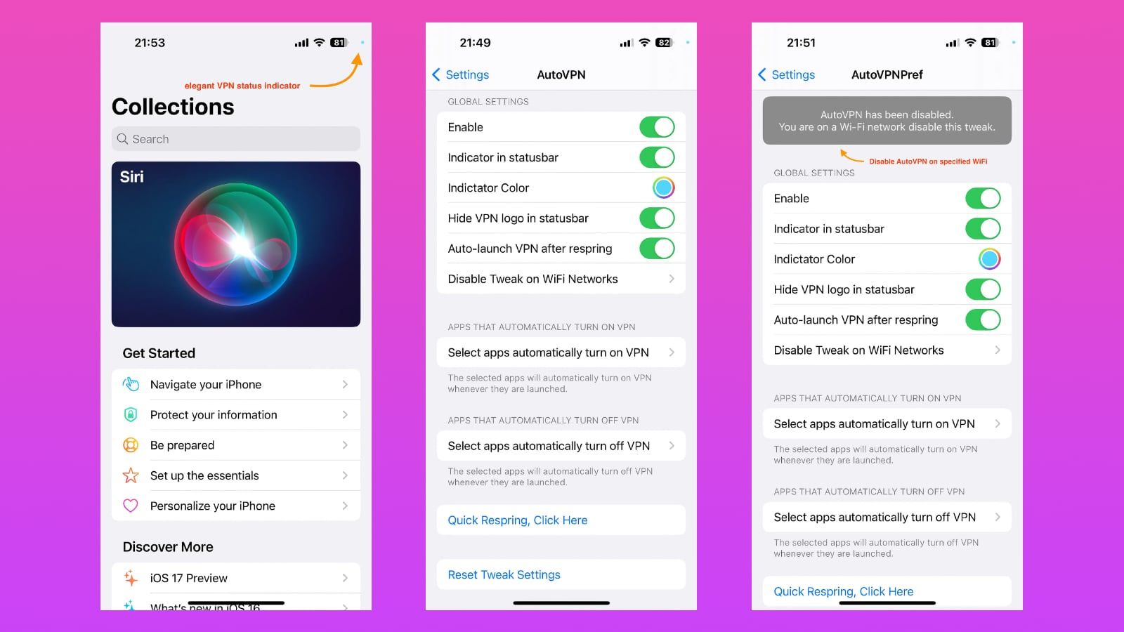 tweak autovpn