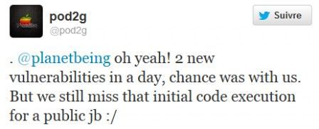 tweet pod2g tweet pod2g