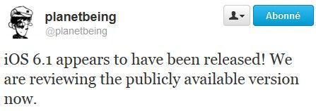 tweet_planetbeing_jailbreak_ios6.1