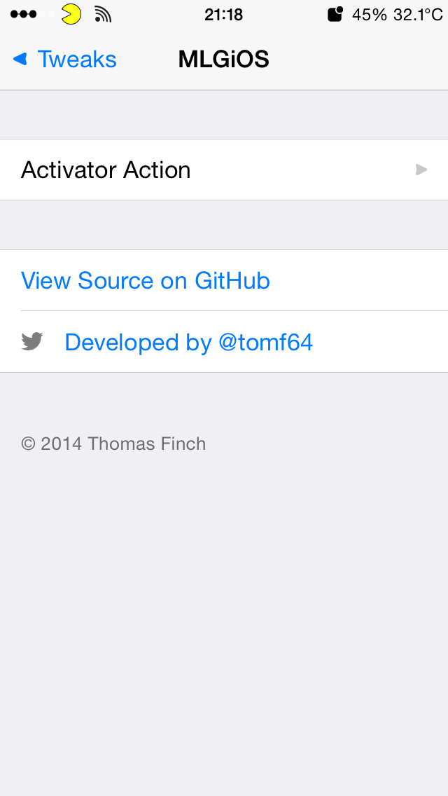 mlgios settings mlgios settings