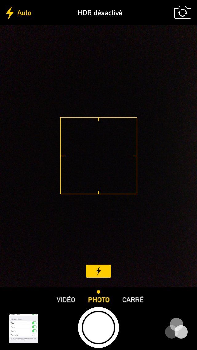 resultat cameramodes