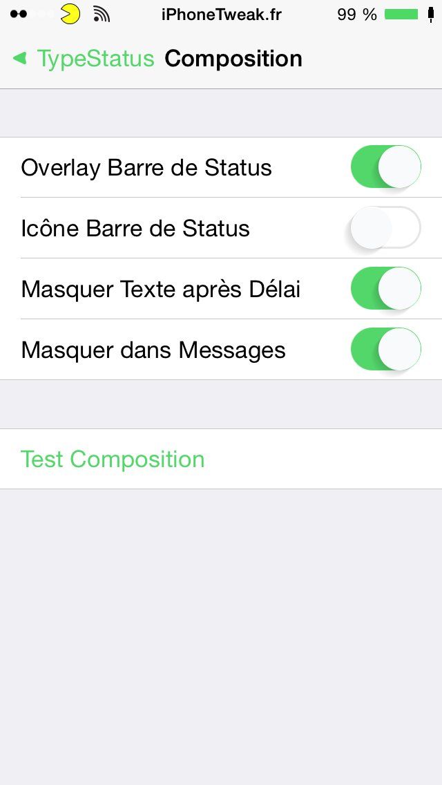 typestatus settings composition typestatus settings composition