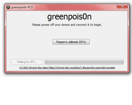 Jailbreak untethered 4.2.1 Greenp0ison Windows Tutoriel :Jailbreak untethered 4.2.1 Greenp0ison Windows