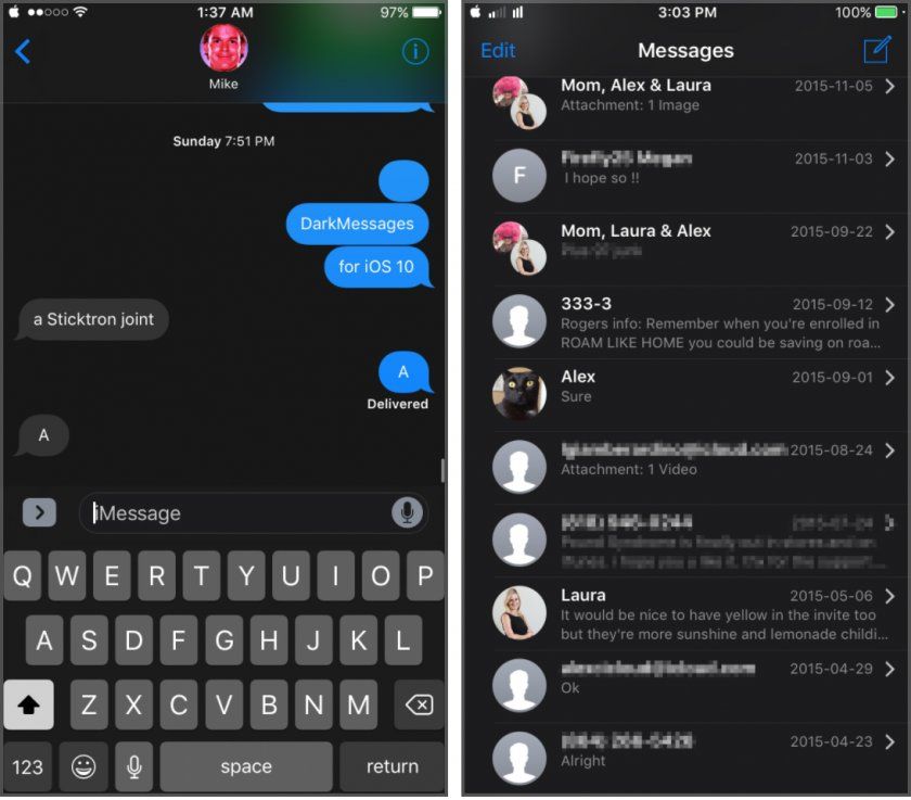 darkmessage tweak darkmessage tweak