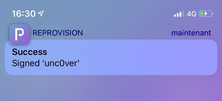 succes uncover reprovision succes uncover reprovision