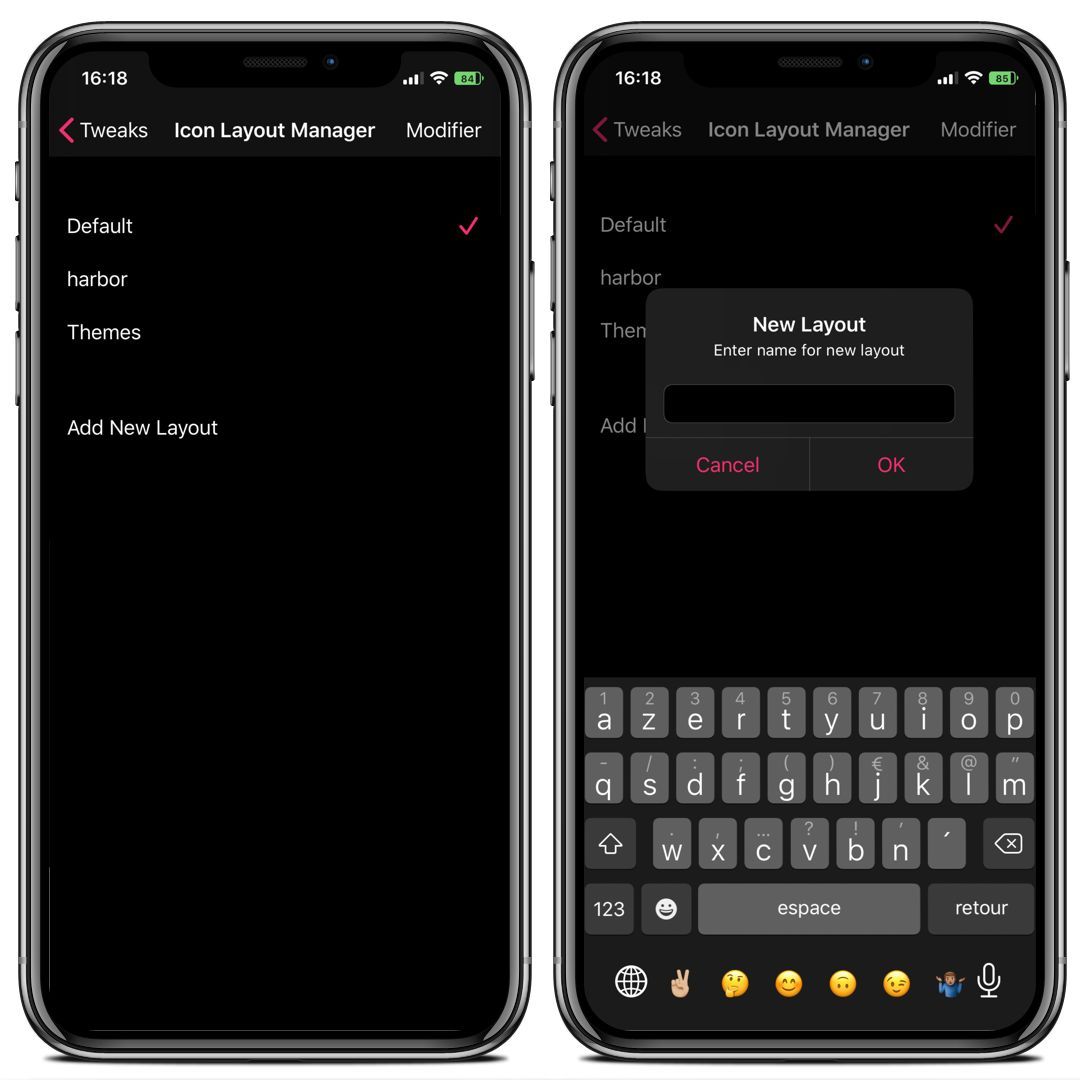 icon layout manager tweak ios
