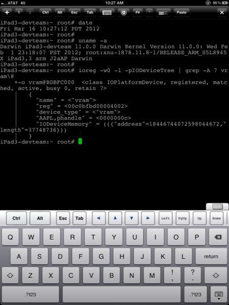 iPad 3 jailbreaké iPad 3 jailbreaké