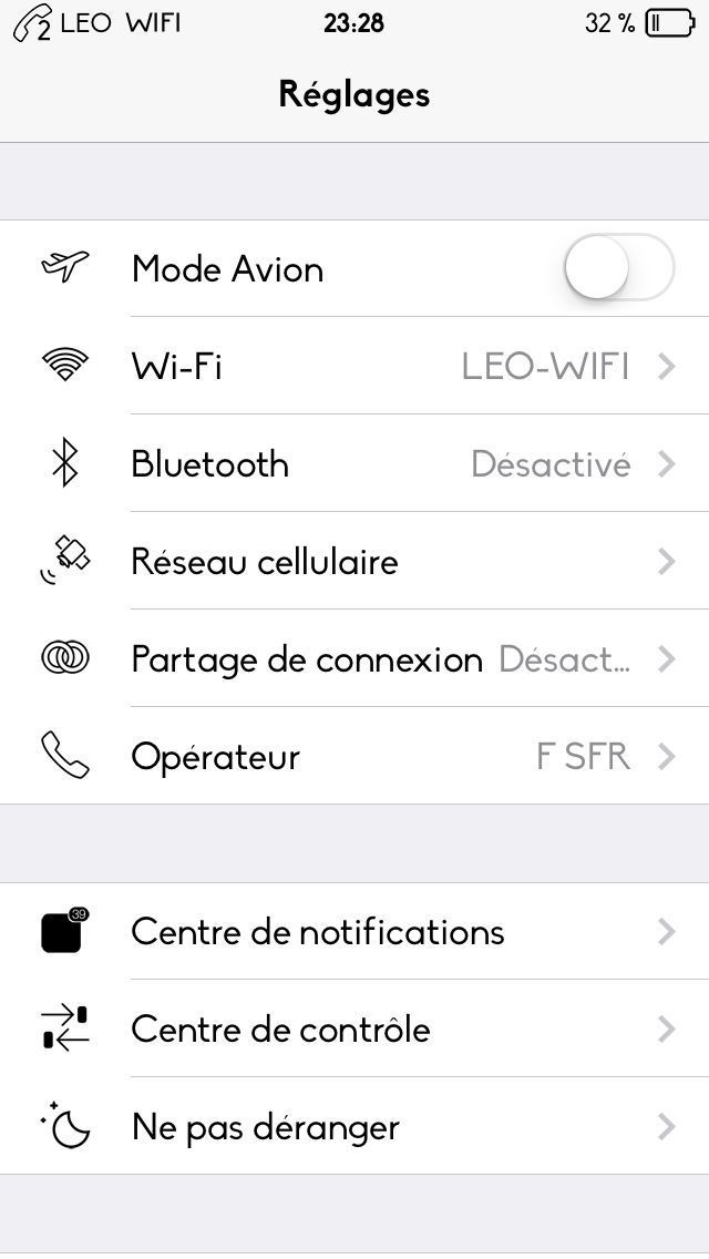 patience reglages patience reglages