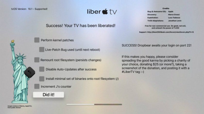 libertv jailbreak apple tv