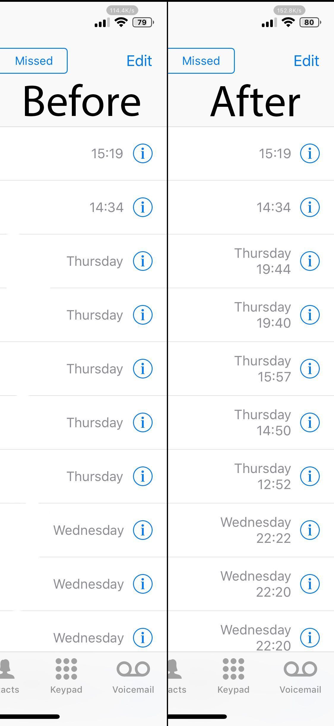 before after before after