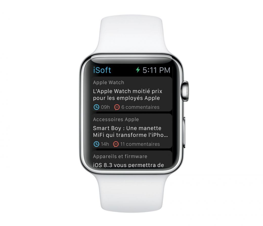 iSoft 5.8 en validation : Apple Watch et corrections de crashs
