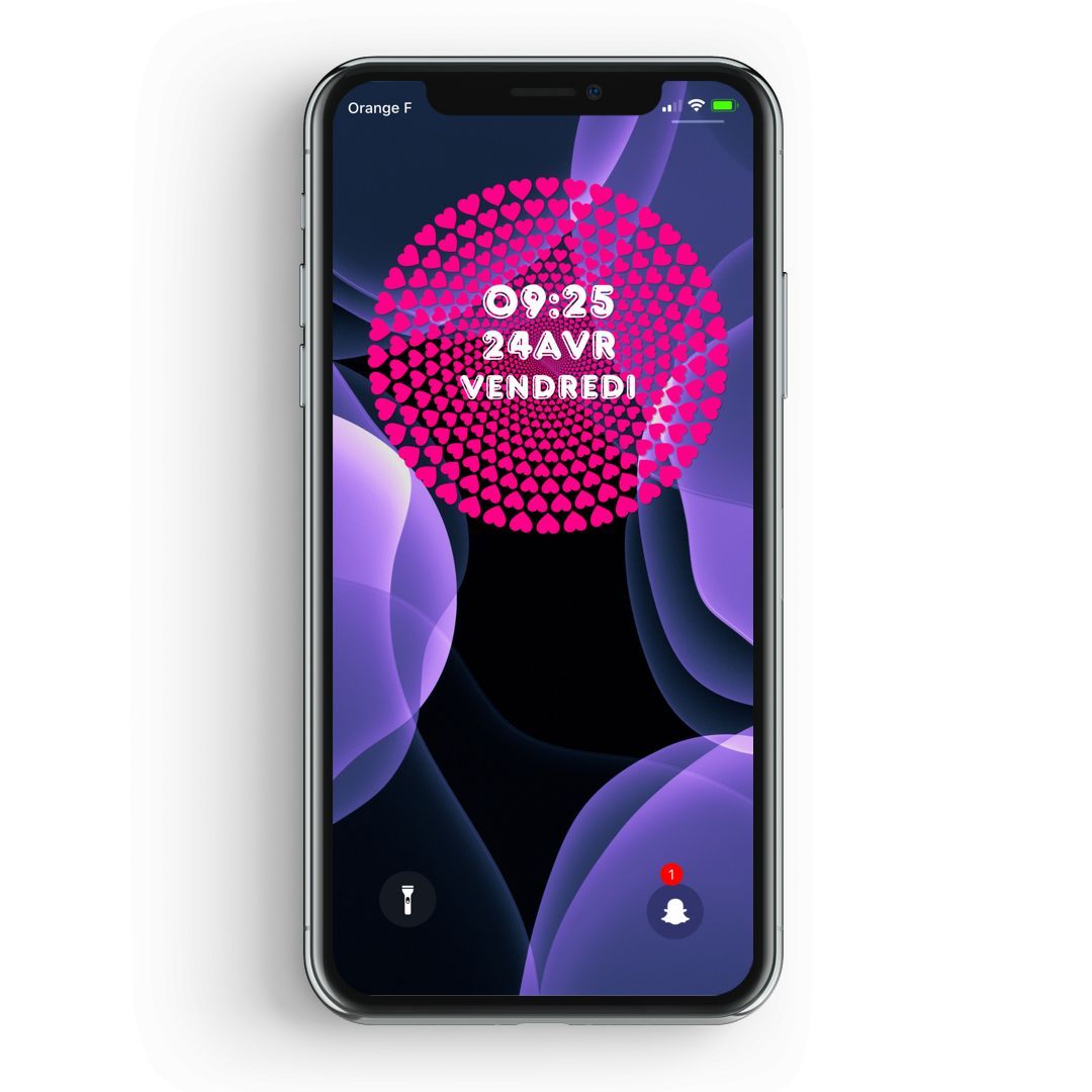 Kalpler (Hearts) : Plusieurs widget avec des coeurs pour iPhone et iPad