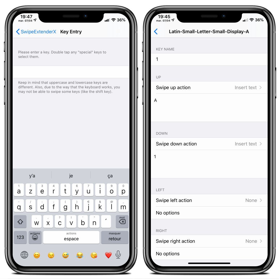 swipe extender x edit keys swipe extender x edit keys