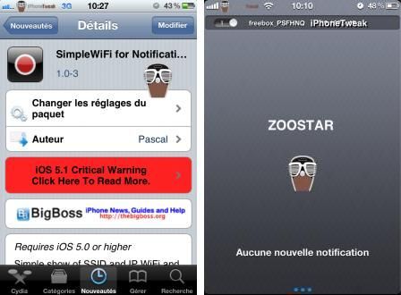 SimpleWifi for Notification Center