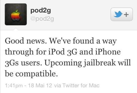 Tweet Pod2g Tweet Pod2g