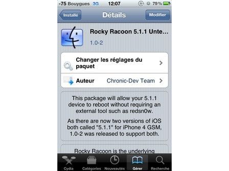 Rocky Raccon 5.1.1 Untether Rocky Raccon 5.1.1 Untether
