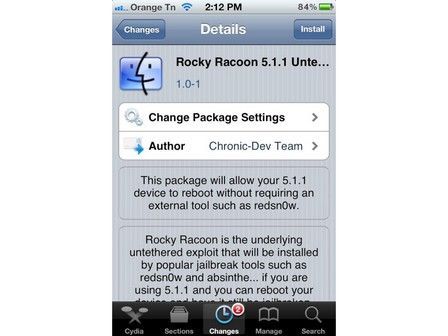 Rocky Racoon 5.1.1 Untethered Rocky Racoon 5.1.1 Untethered