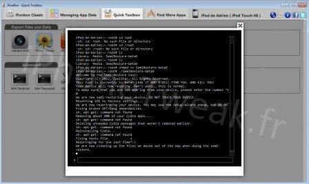 commande_ssh_semirestore commande_ssh_semirestore