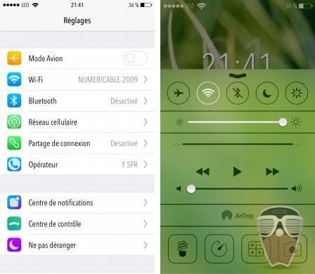 soft reglage+controlcenter  soft reglage+controlcenter