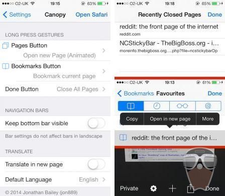 canopyios safari tweak