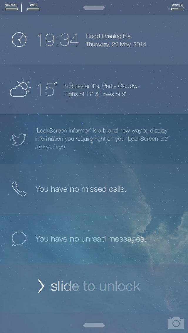 lockscreeninformer tweak ios7 lockscreeninformer tweak ios7