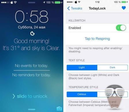todaylock tweak lockscreen ios7 todaylock tweak lockscreen ios7