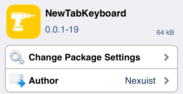 tweak newtabkeyboard tweak newtabkeyboard