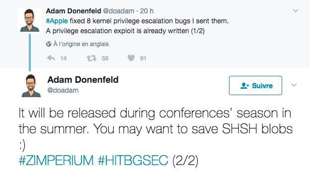 twitter adam securite jailbreak