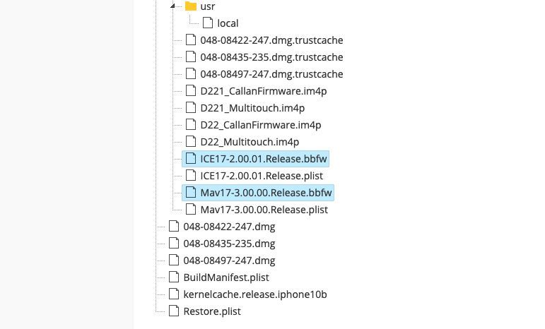 baseband chipset file