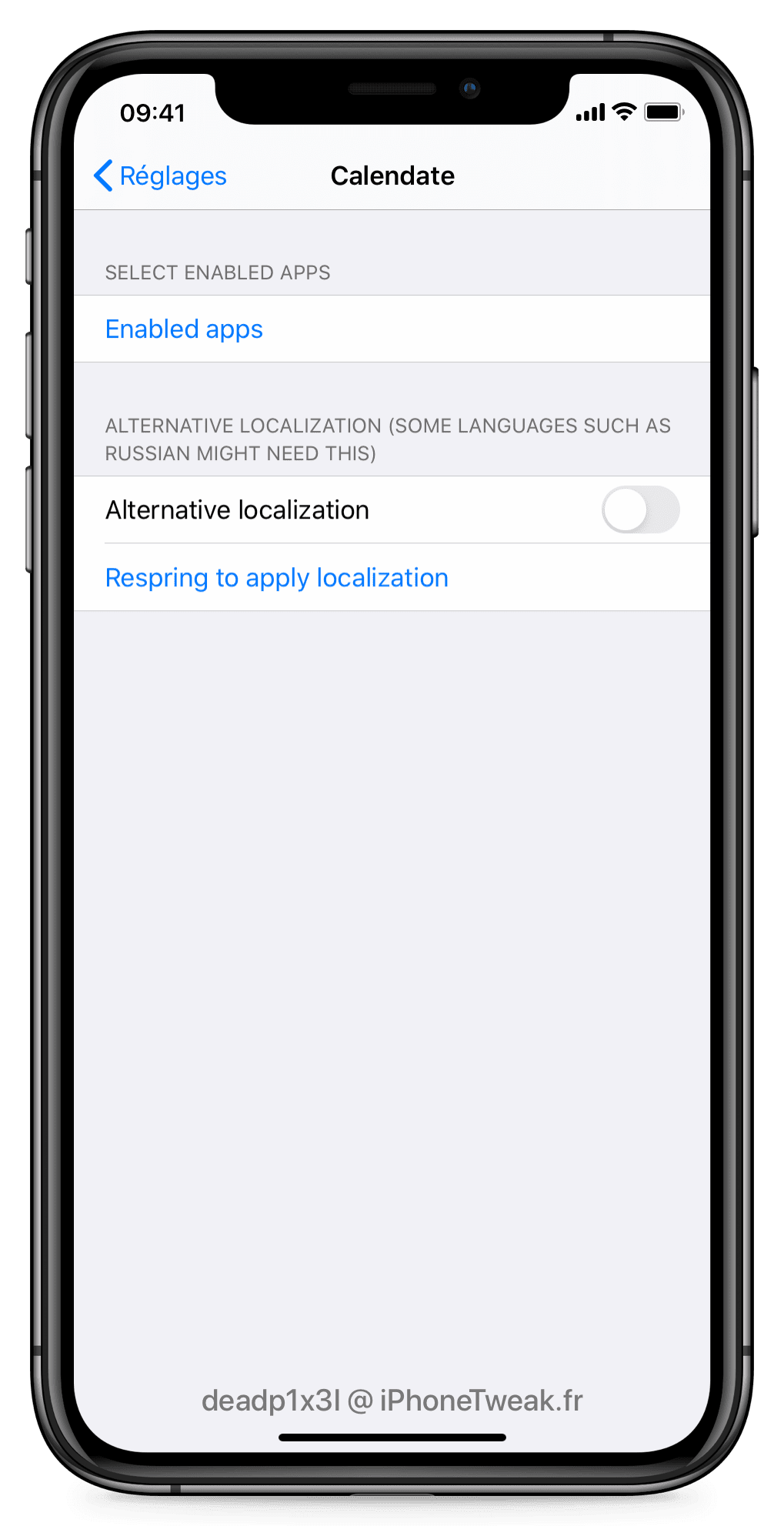 calendate settings calendate settings