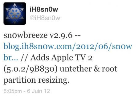 Tweet ih8sn0w Tweet ih8sn0w
