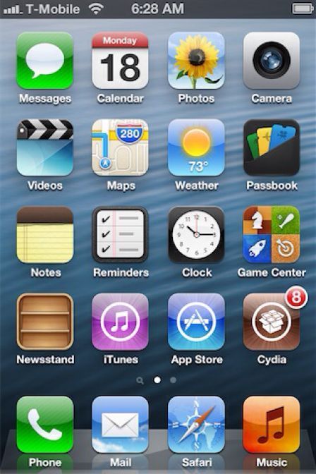 Cydia iOS 6
