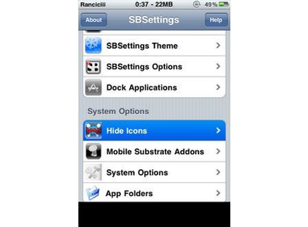 Hide Icons Hide Icons