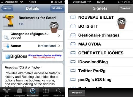 Bookmarks+ for Safari Bookmarks+ for Safari