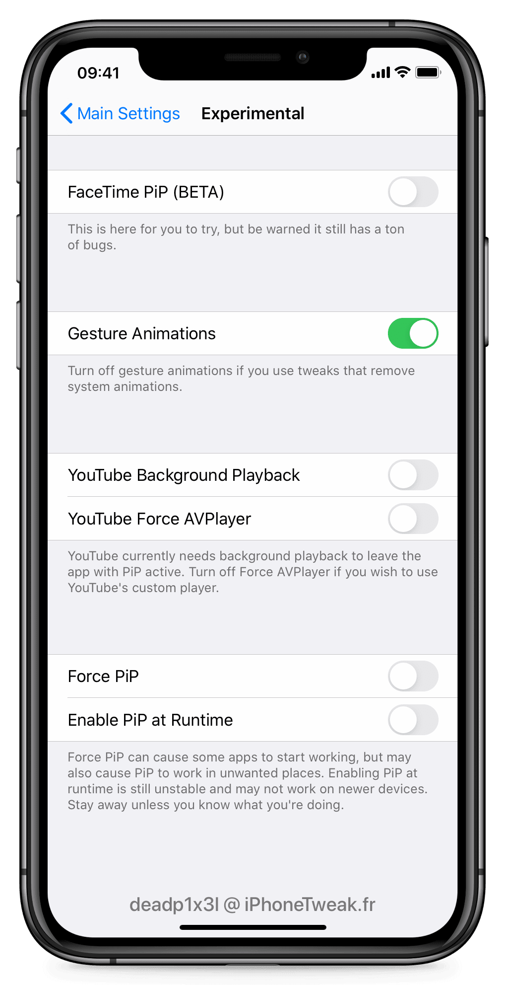 titan settings experimental titan settings experimental