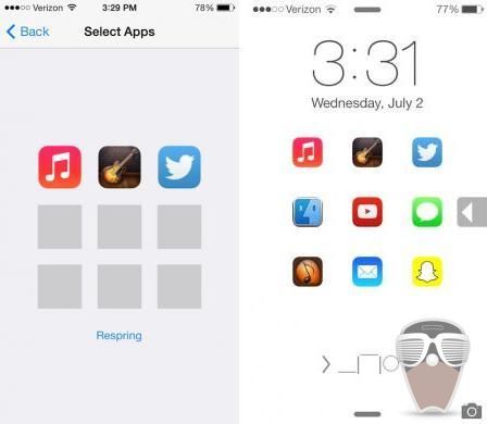 lockscreenlauncher tweak lockscreen ios7