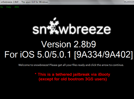Page de garde Sn0wbreeze Garde Sn0wbreeze