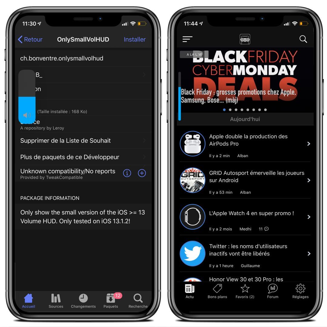 onlysmallvolhud tweak onlysmallvolhud tweak