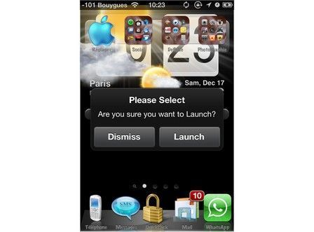 Confirm launch IOS 5