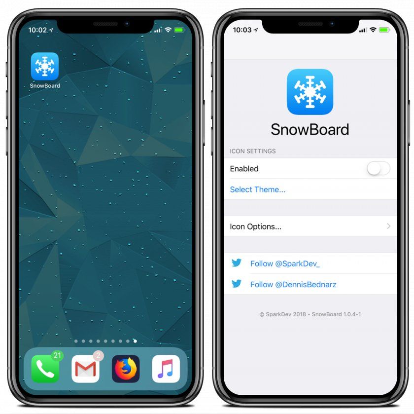 snowboard application
