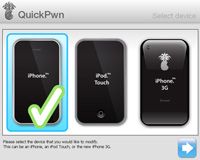 QuickPwn version GUI pour débloquer iPhone 2.0.2